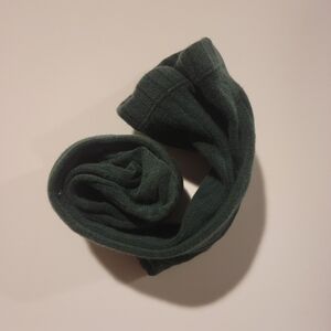 Condor Ribbed Tights In Pine Green, Size 2